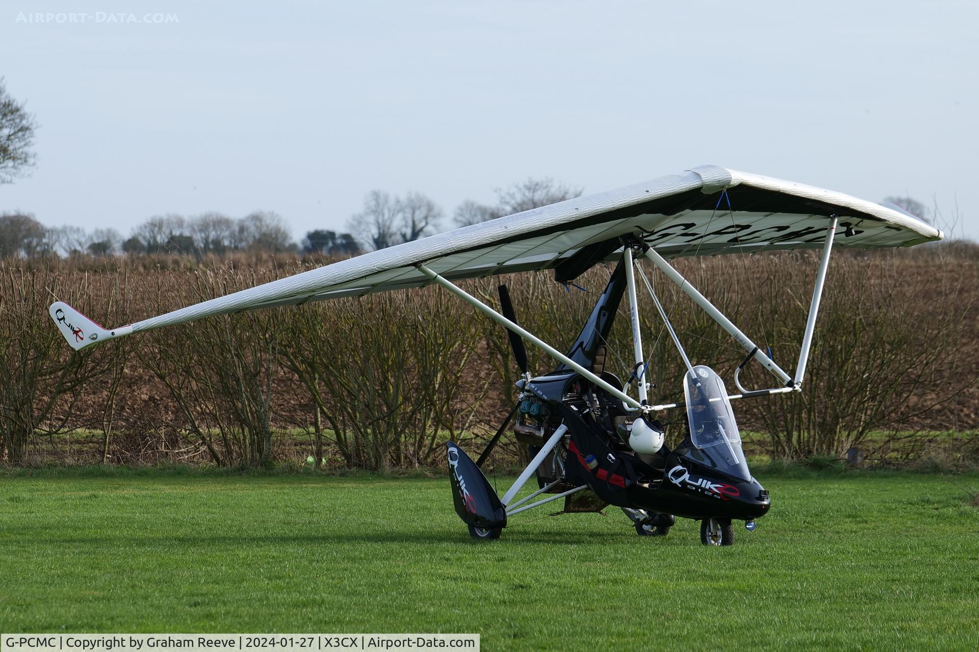 G-PCMC, 2010 P&M Aviation QuikR C/N 8514, Parked at Northrepps.