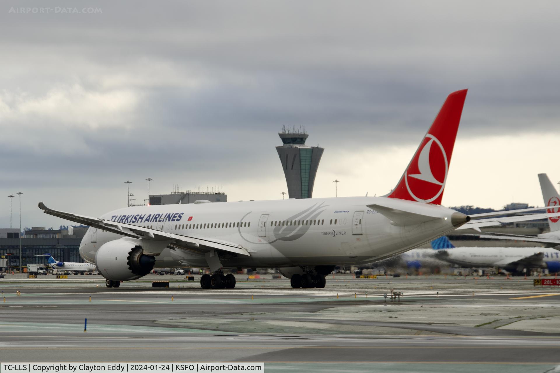 TC-LLS, 2023 Boeing 787-9 Dreamliner Dreamliner C/N 65818, SFO 2024.