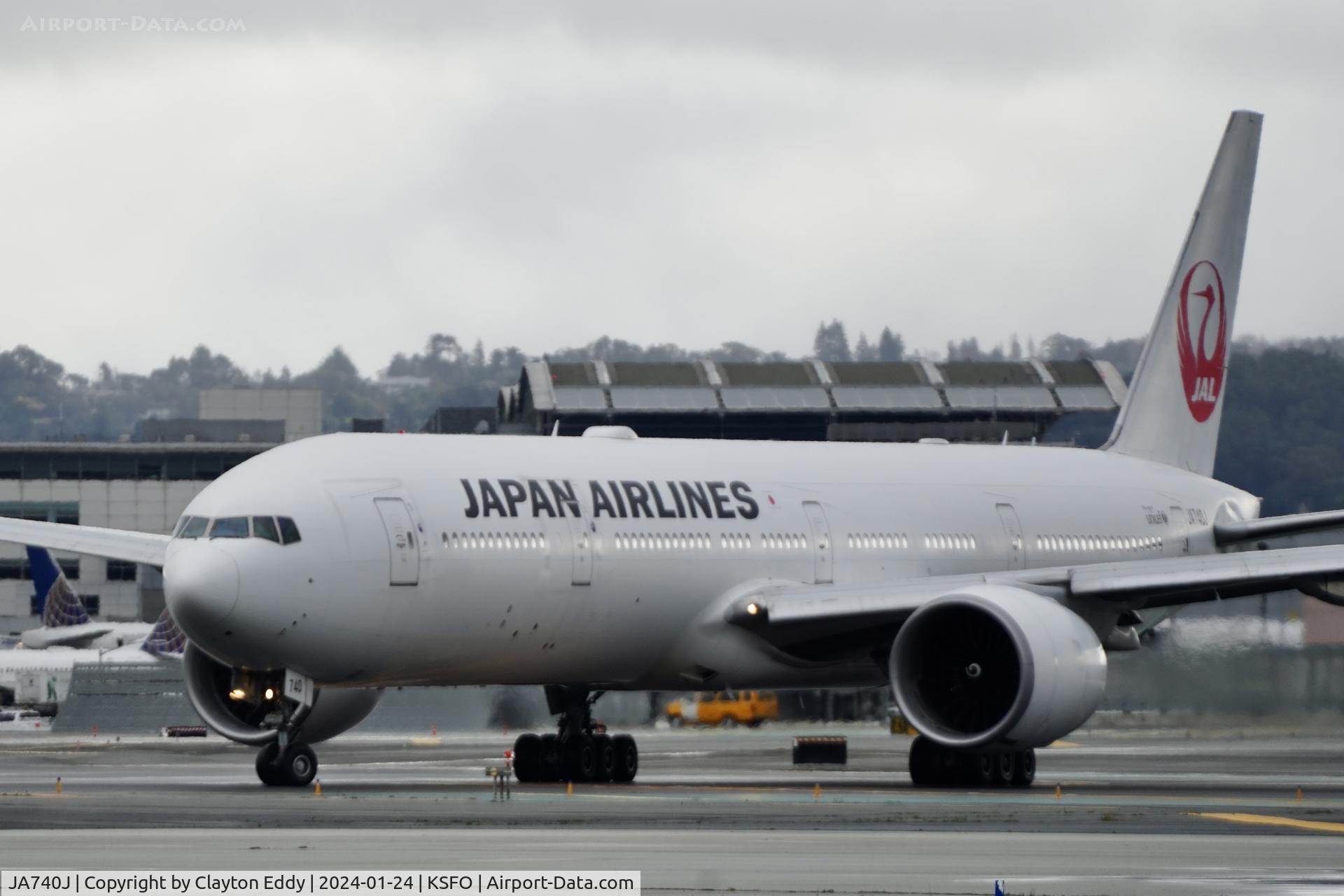 JA740J, 2008 Boeing 777-346 C/N 36127, SFO 2024.