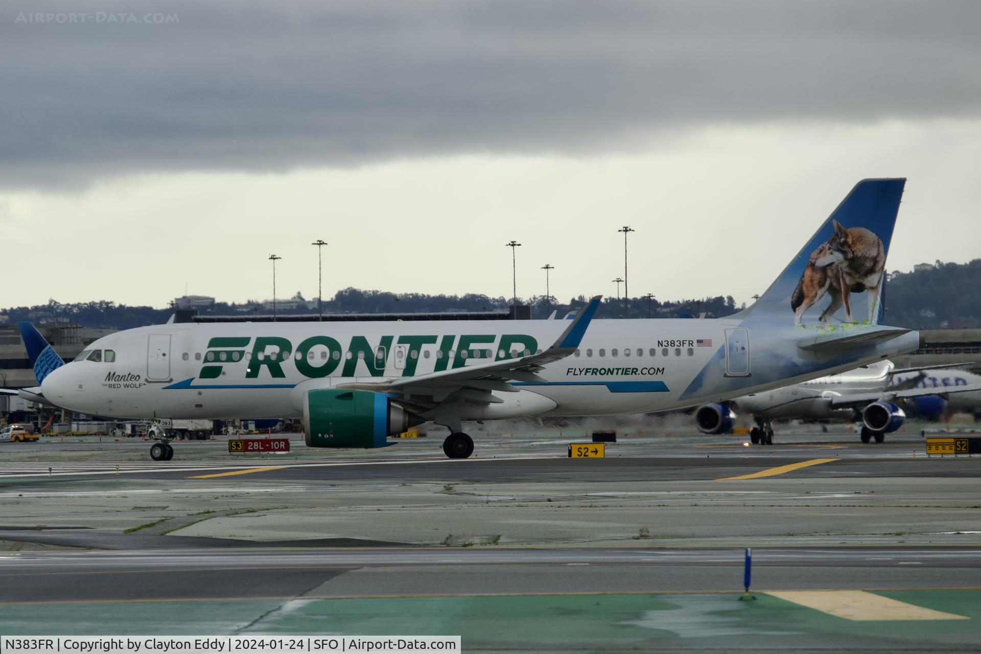 N383FR, 2021 Airbus A320-251N C/N 10584, SFO 2024.