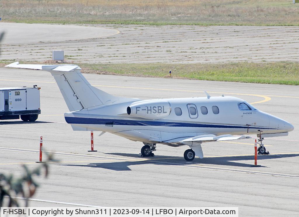 F-HSBL, 2014 Embraer EMB-500 Phenom 100 C/N 50000353, Parked at the General Aviation area...