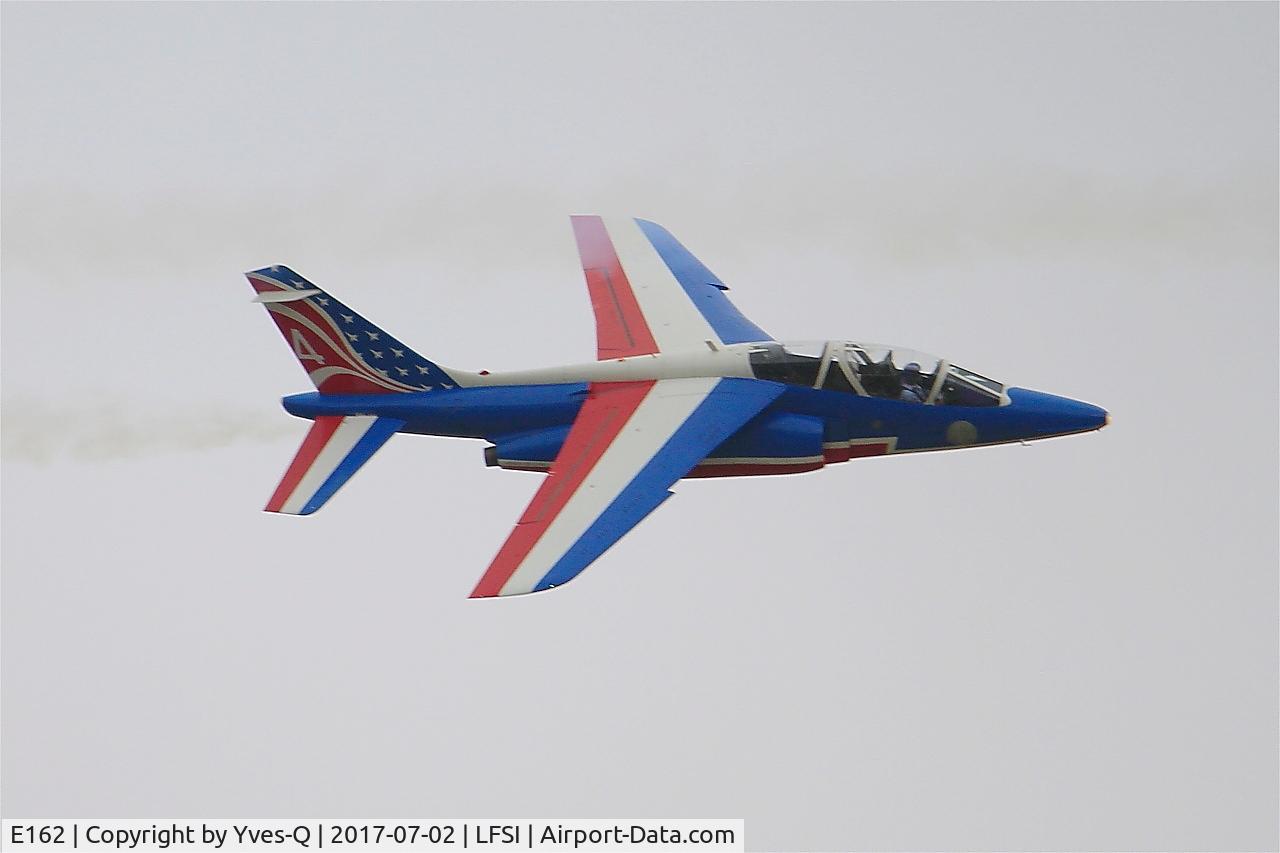 E162, Dassault-Dornier Alpha Jet E C/N E162, Dassault-Dornier Alpha Jet E (F-TERJ), Athos 4 of Patrouille de France 2017, On display, St Dizier-Robinson Air Base 113 (LFSI)