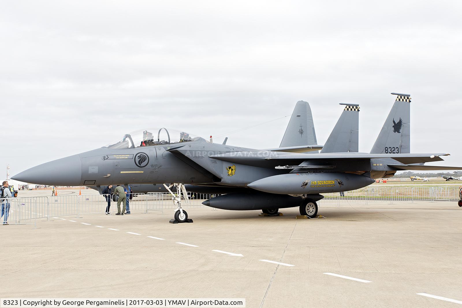 8323, Boeing F-15SG Strike Eagle C/N SG-19, Australian International Air Show.