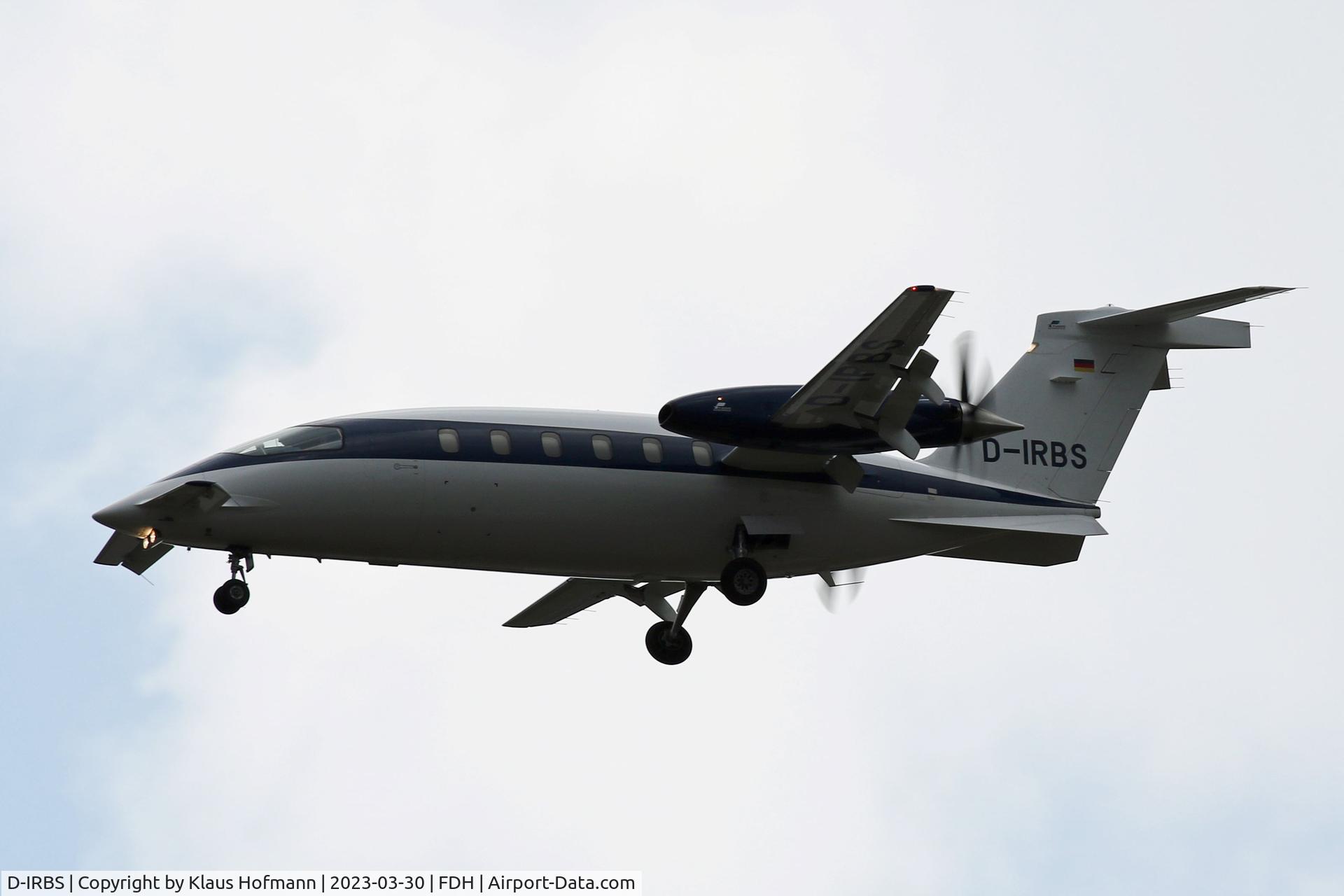 D-IRBS, 2011 Piaggio P-180 Avanti II C/N 1221, Final approch to FDH