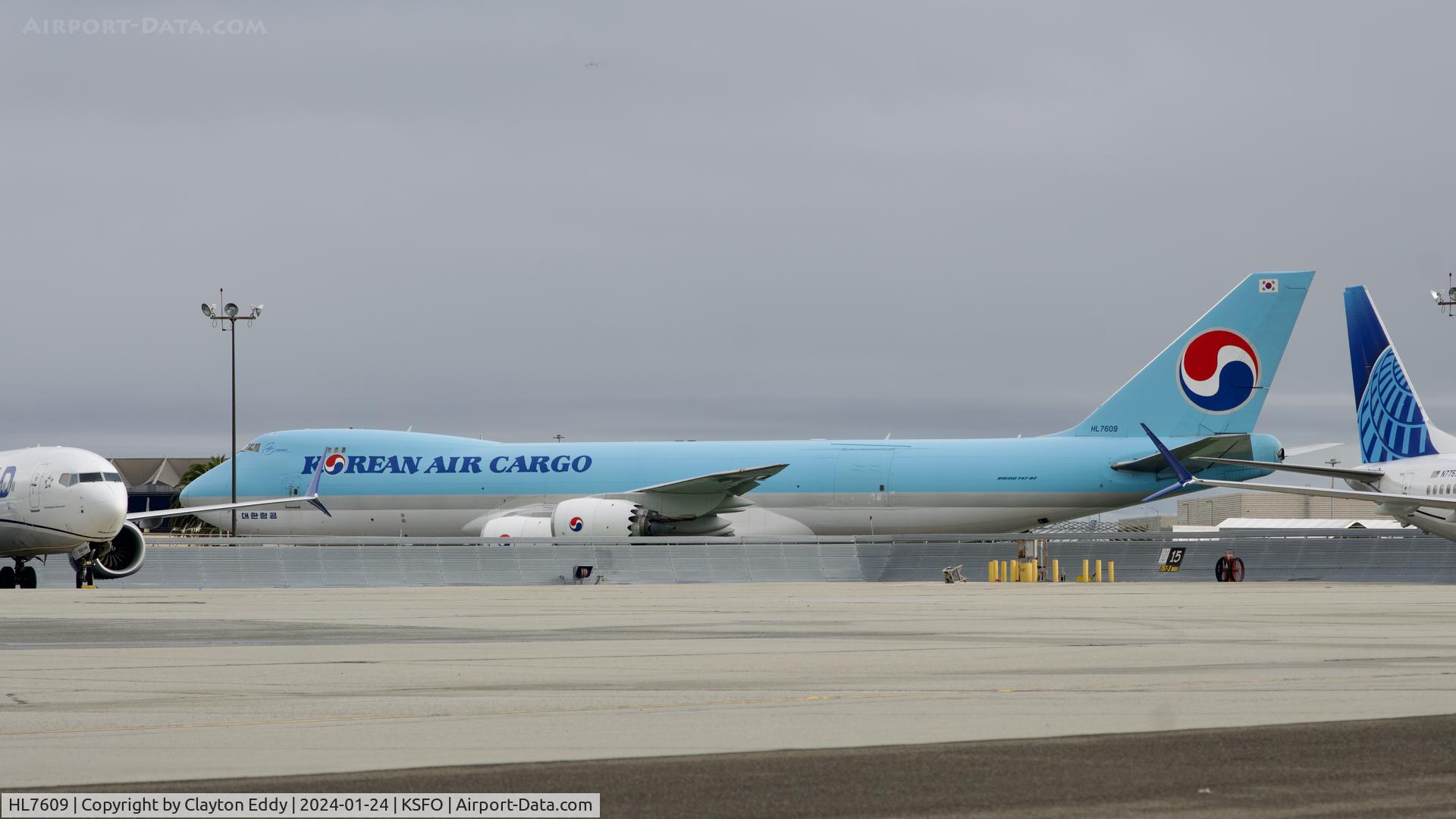 HL7609, 2012 Boeing 747-8HT/F C/N 37132, SFO 2024.