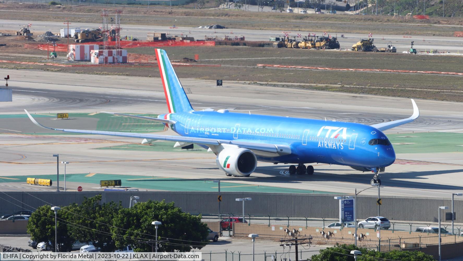 EI-IFA, 2019 Airbus A350-941 C/N 0308, ITA A359 zx LAX-FCO