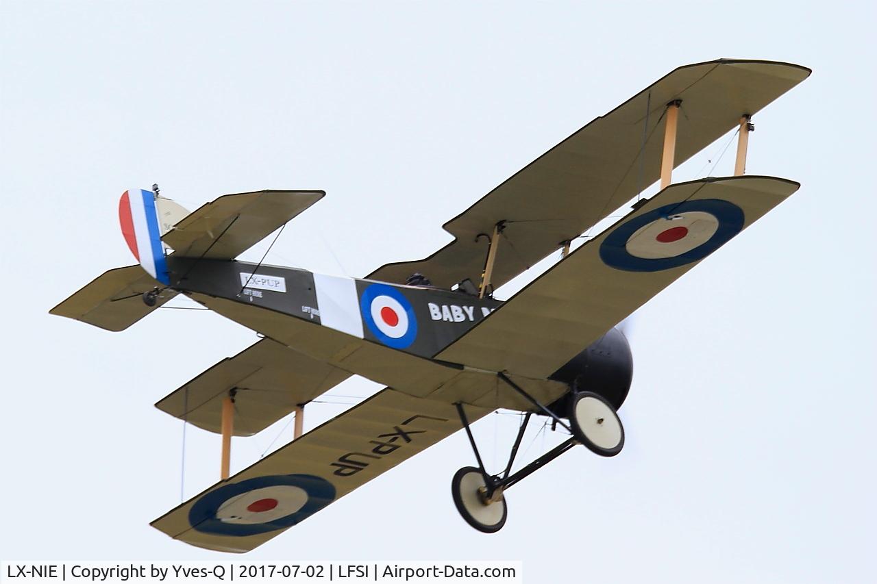LX-NIE, 2011 Nieuport 28 C.1 Replica C/N 100, Nieuport 28 C.1 Replica, On display, St Dizier-Robinson Air Base 113 (LFSI)