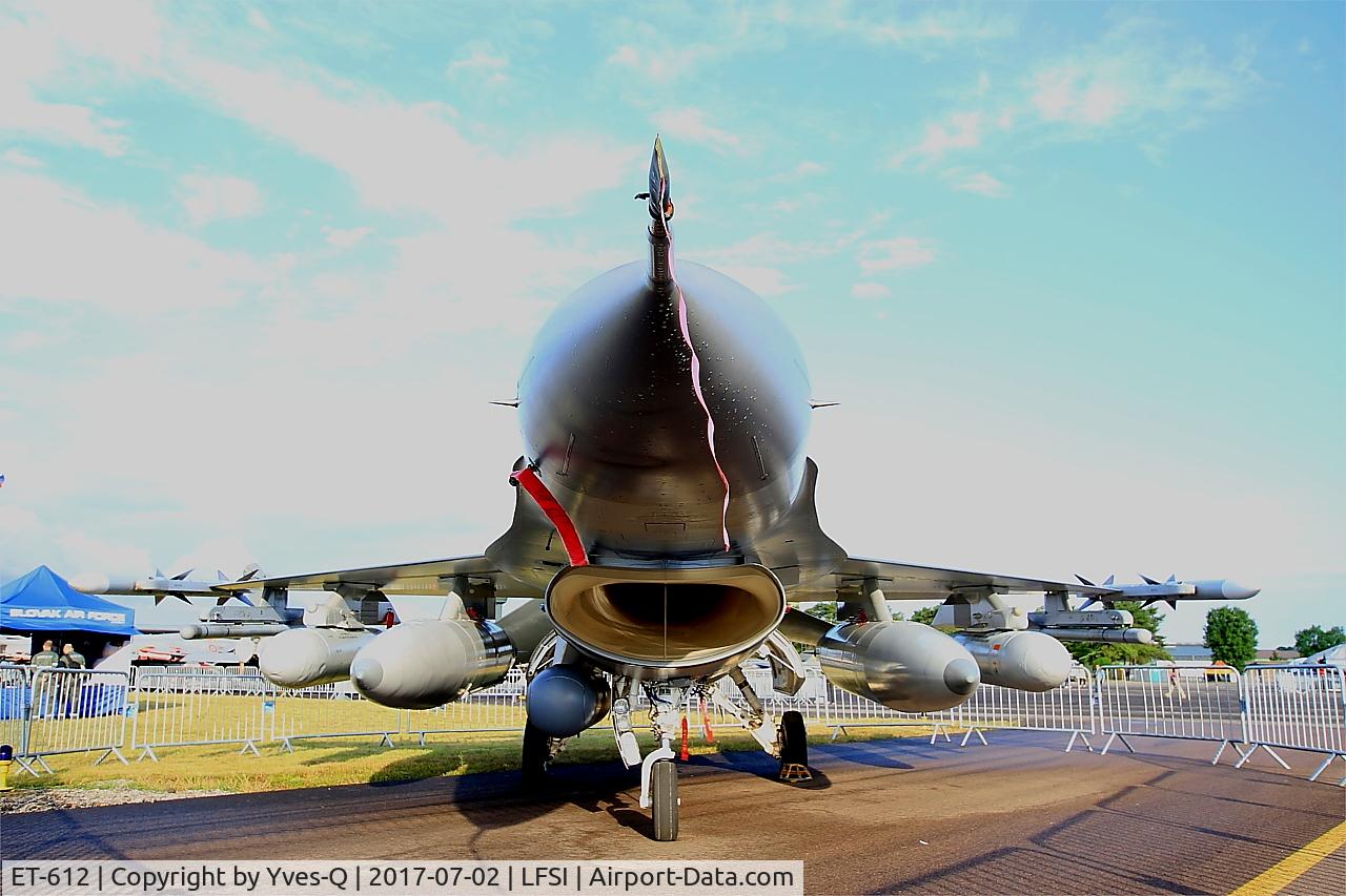 ET-612, SABCA F-16B Fighting Falcon C/N 6G-9, SABCA F-16B Fighting Falcon, Static display, St Dizier-Robinson Air Base (LFSI)