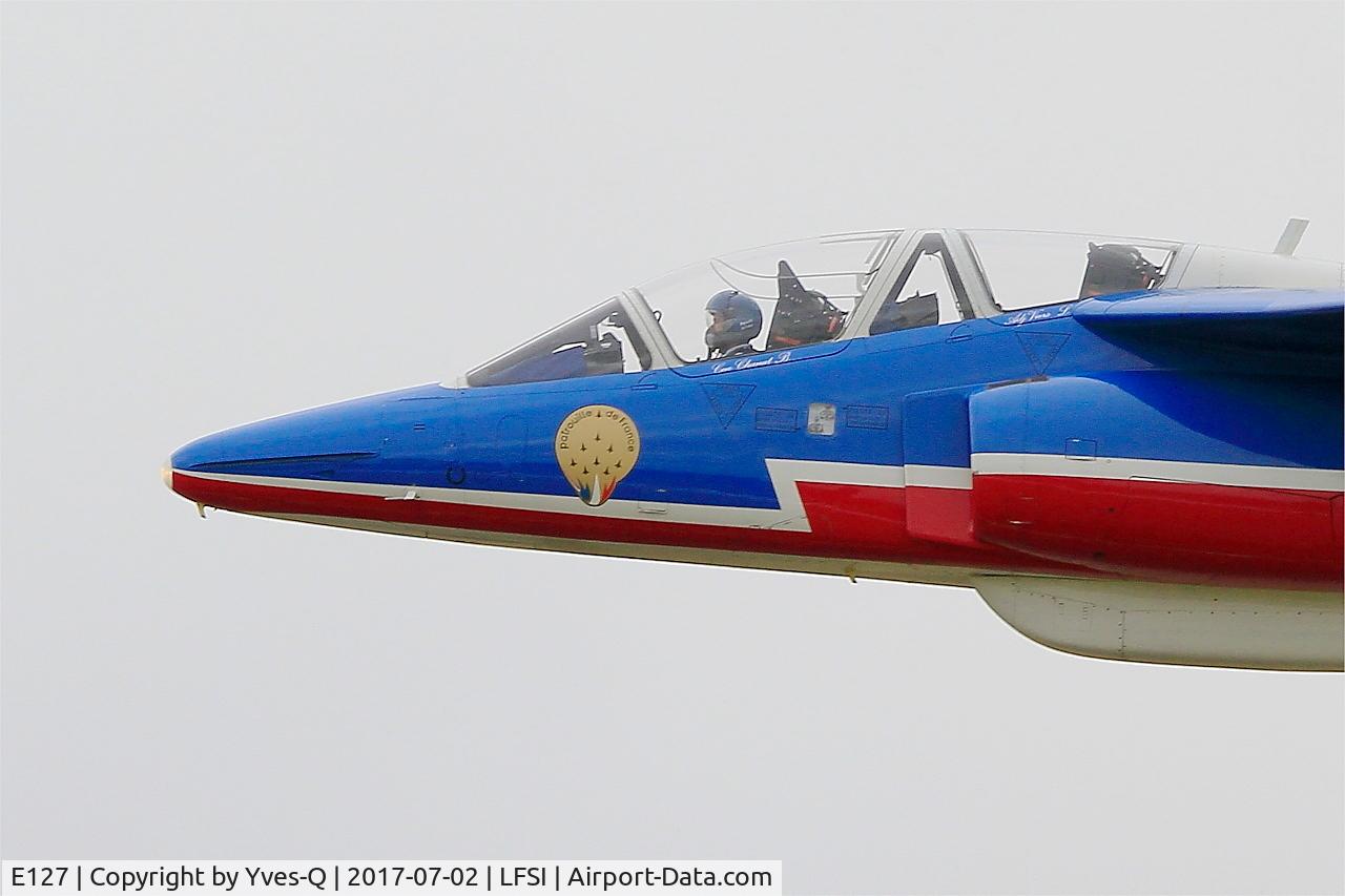 E127, 1983 Dassault-Dornier Alpha Jet E C/N E127, Dassault-Dornier Alpha Jet E (F-UGFK), Athos 4 of Patrouille de France 2017, On display, St Dizier-Robinson Air Base 113 (LFSI)