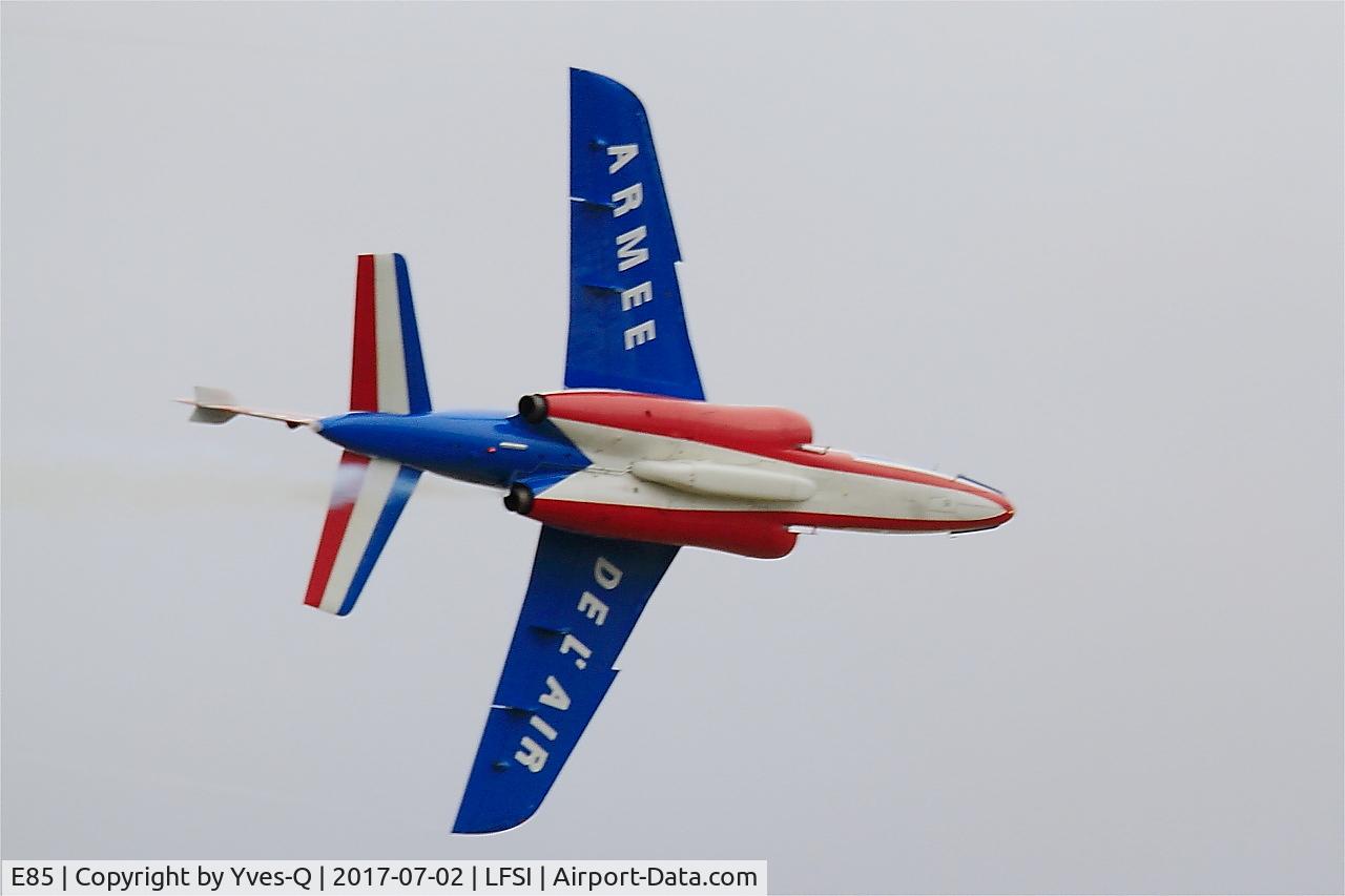 E85, Dassault-Dornier Alpha Jet E C/N E85, Dassault-Dornier Alpha Jet E (F-TEMO), Athos 4 of Patrouille de France 2017, On display, St Dizier-Robinson Air Base 113 (LFSI)