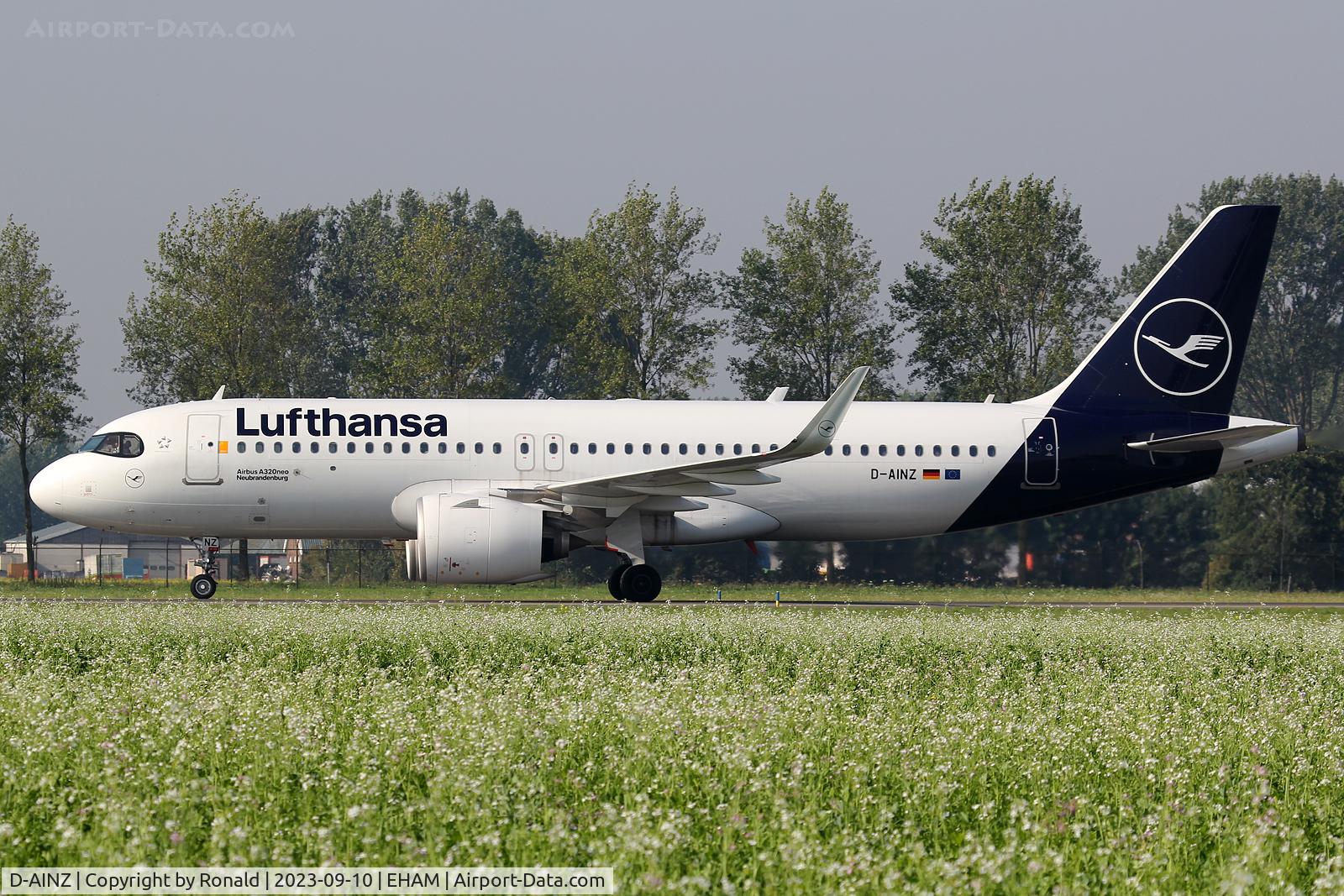 D-AINZ, 2020 Airbus A320-271N C/N 9442, at spl