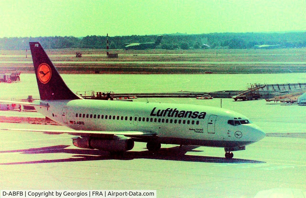D-ABFB, 1980 Boeing 737-230 C/N 22113, FRA Airport