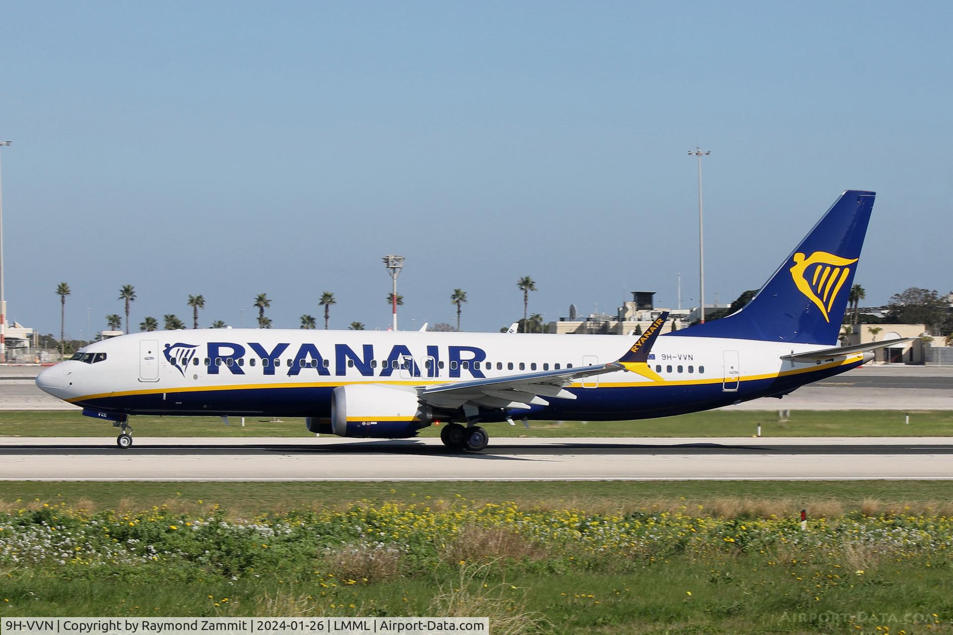 9H-VVN, Boeing 737-8 MAX C/N 67100, B737-8 MAX 9H-VVN Malta Air