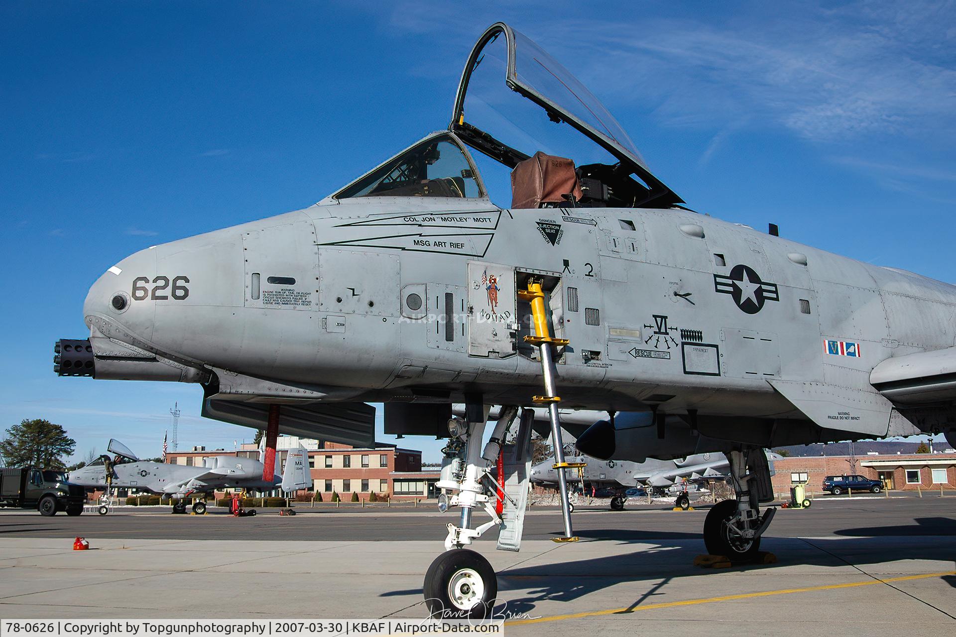 78-0626, 1978 Fairchild Republic A-10A Thunderbolt II C/N A10-0246, NOMAD