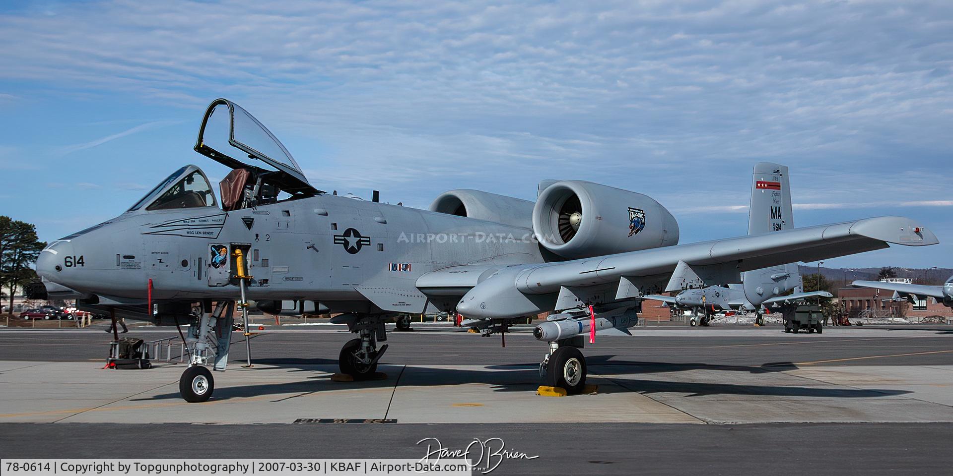 78-0614, 1978 Fairchild Republic A-10C Thunderbolt II C/N A10-0234, 614 being prepped for the am sortie