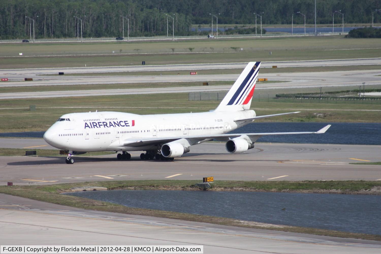 F-GEXB, 1991 Boeing 747-4B3M C/N 24155, MCO zx