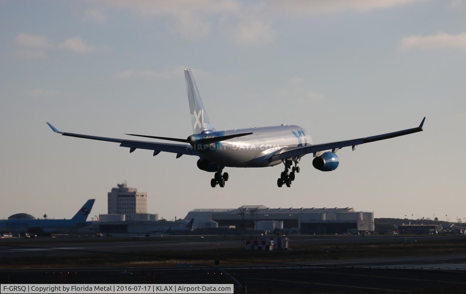 F-GRSQ, 2002 Airbus A330-243 C/N 501, LAX zx