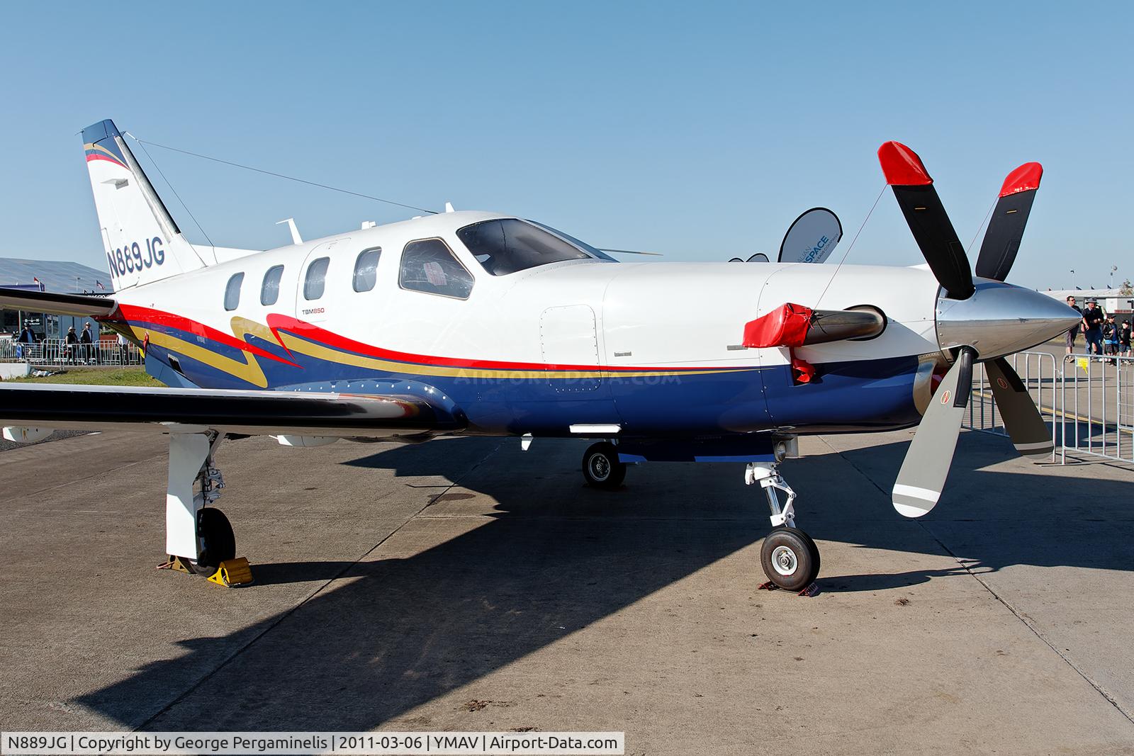 N889JG, Socata TBM-700 C/N 553, Australian International Air Show.