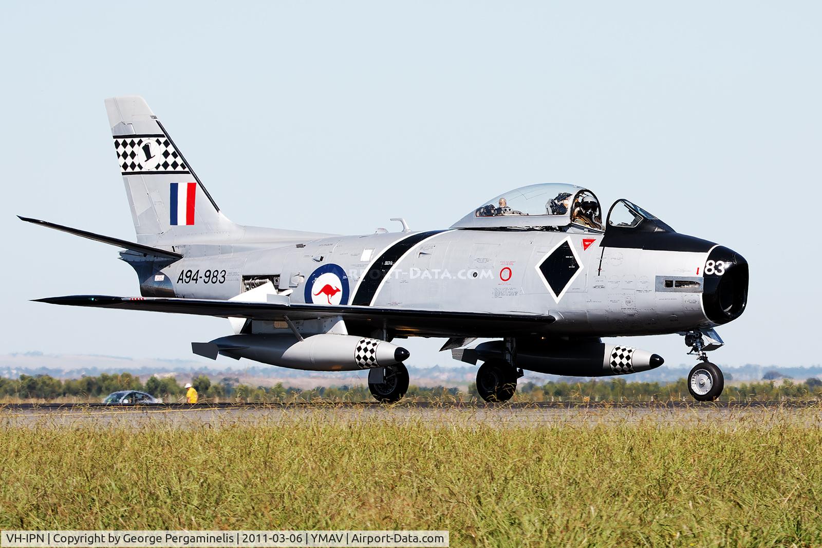 VH-IPN, 1957 Commonwealth CA-27 Sabre Mk.32 C/N CA27-83, Australian International Air Show.