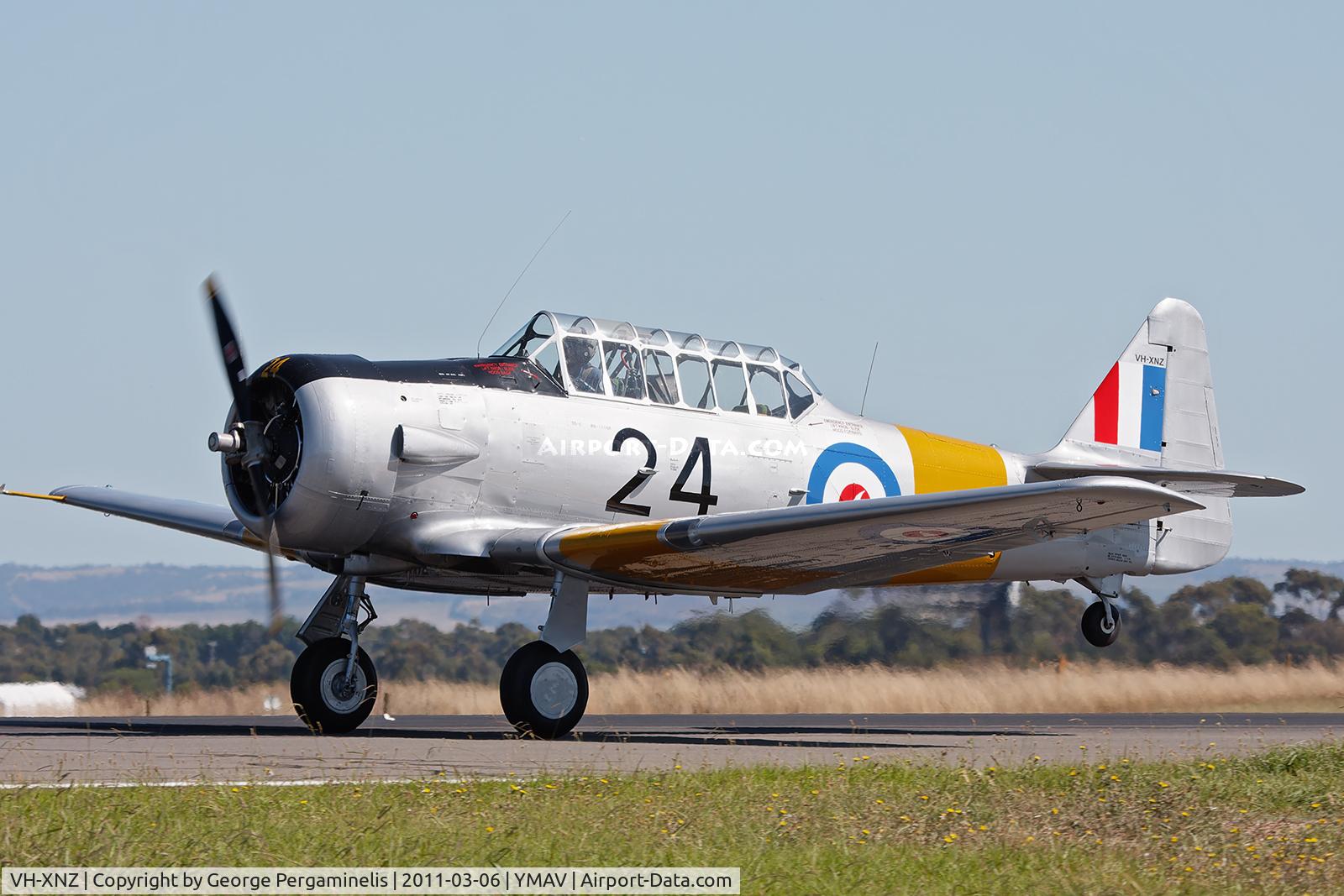 VH-XNZ, 1943 North American AT-6D Harvard III C/N 88-13188 (41-33396), Australian International Air Show.
