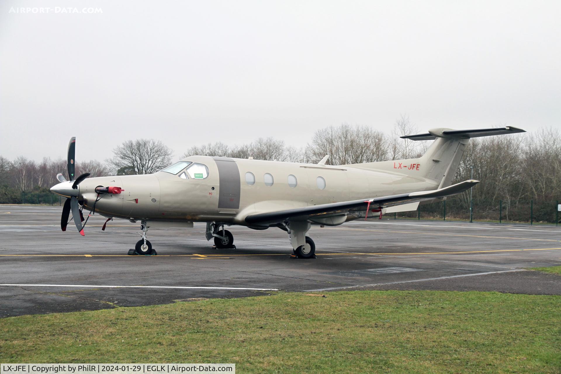 LX-JFE, 2018 Pilatus PC-12/47E C/N 1789, LX-JFE 2018 Pilatus PC-12/47E Blackbushe