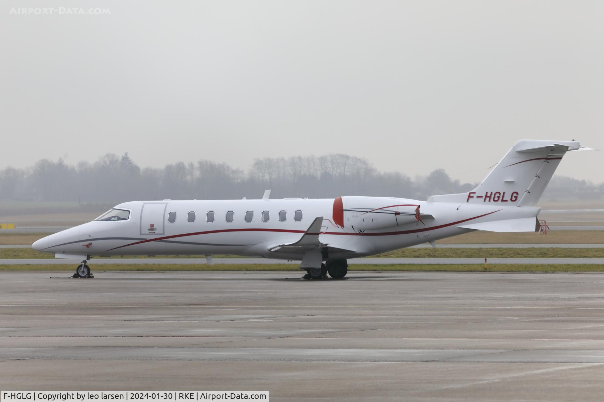 F-HGLG, 2018 Learjet 75 C/N 45-570, Roskilde 30.1.2024