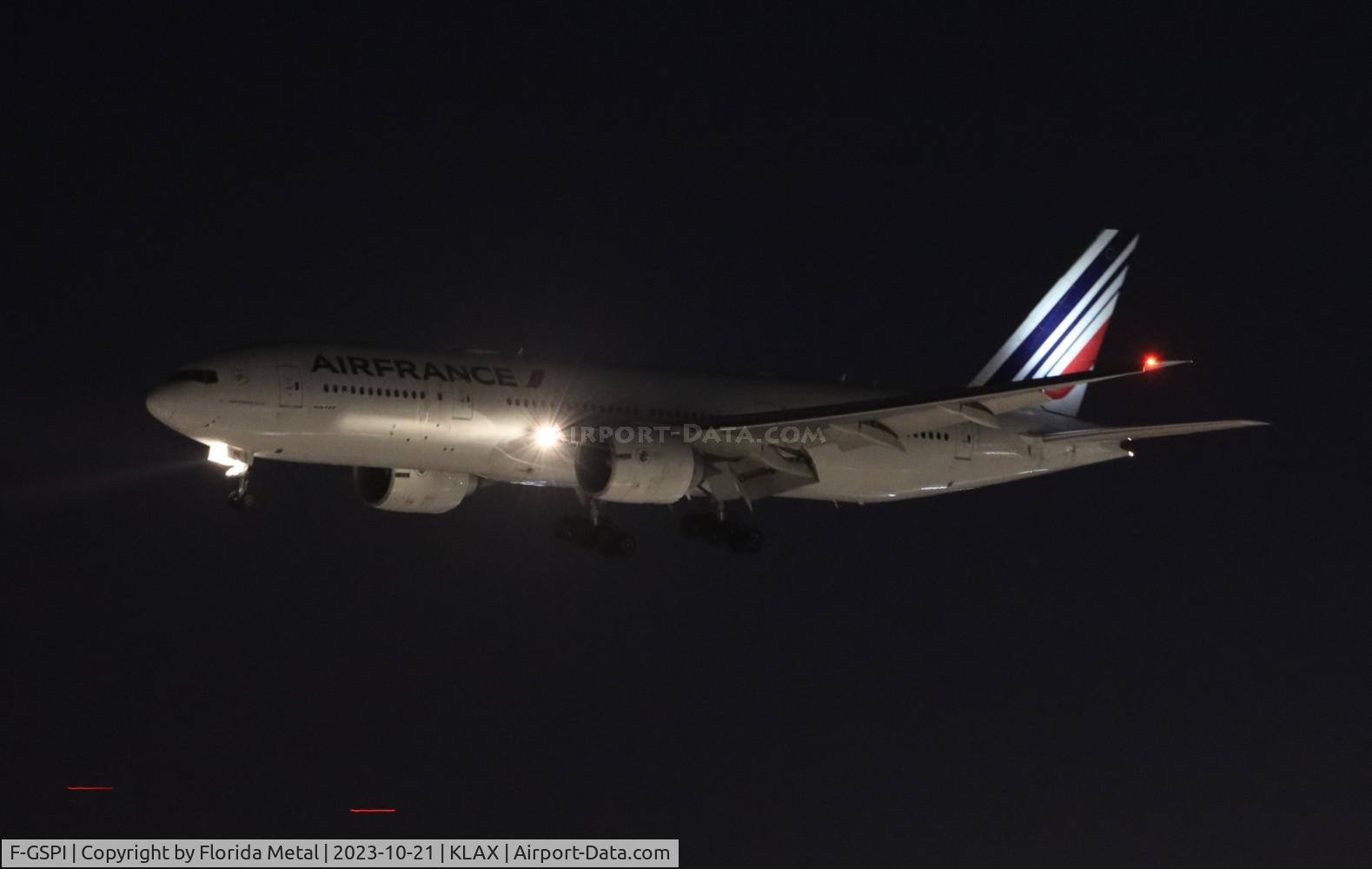 F-GSPI, 1999 Boeing 777-228/ER C/N 29008, AFR 772 zx CDG-LAX