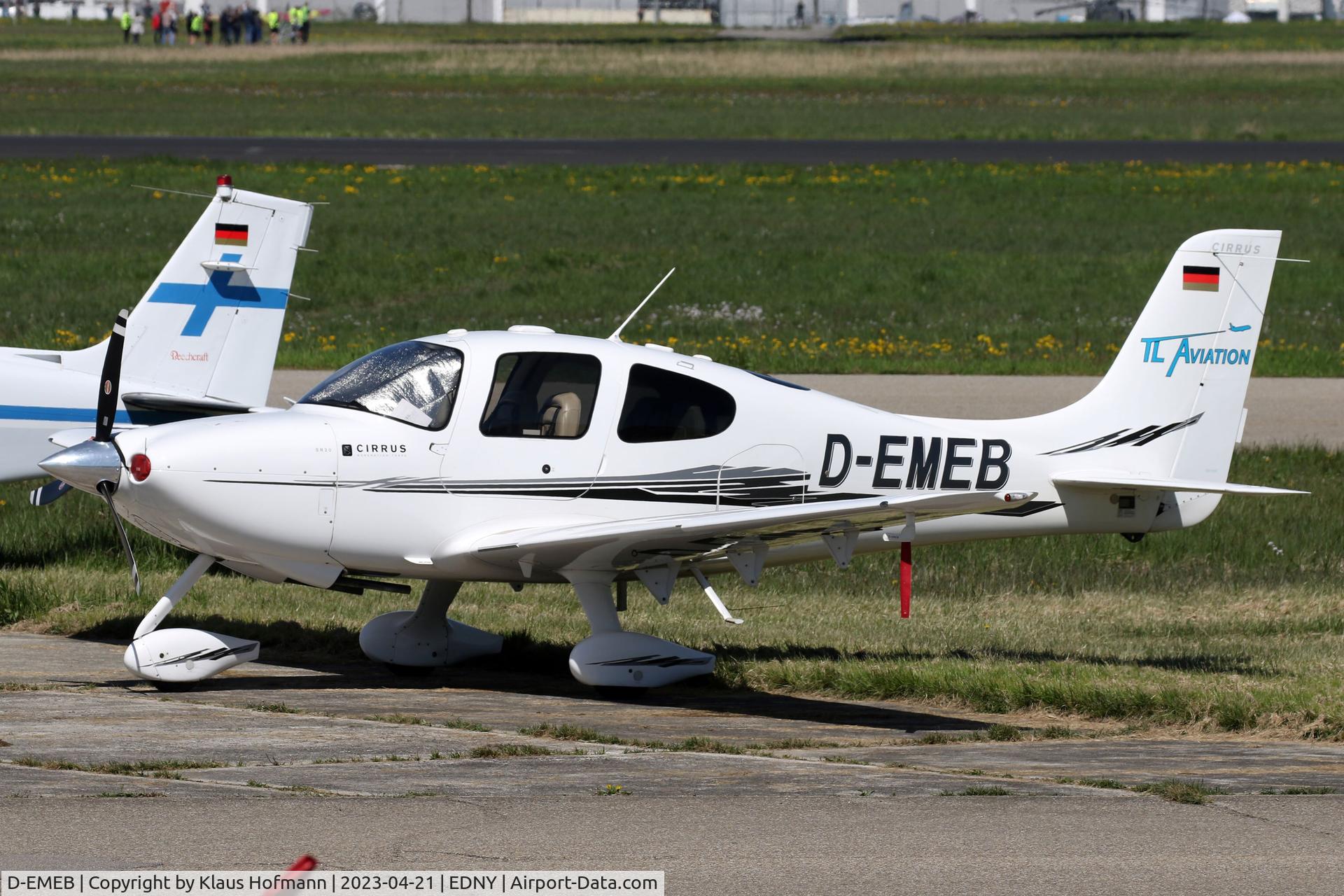 D-EMEB, 2008 Cirrus SR20 C/N 1919, Aero 2023 at EDNY
