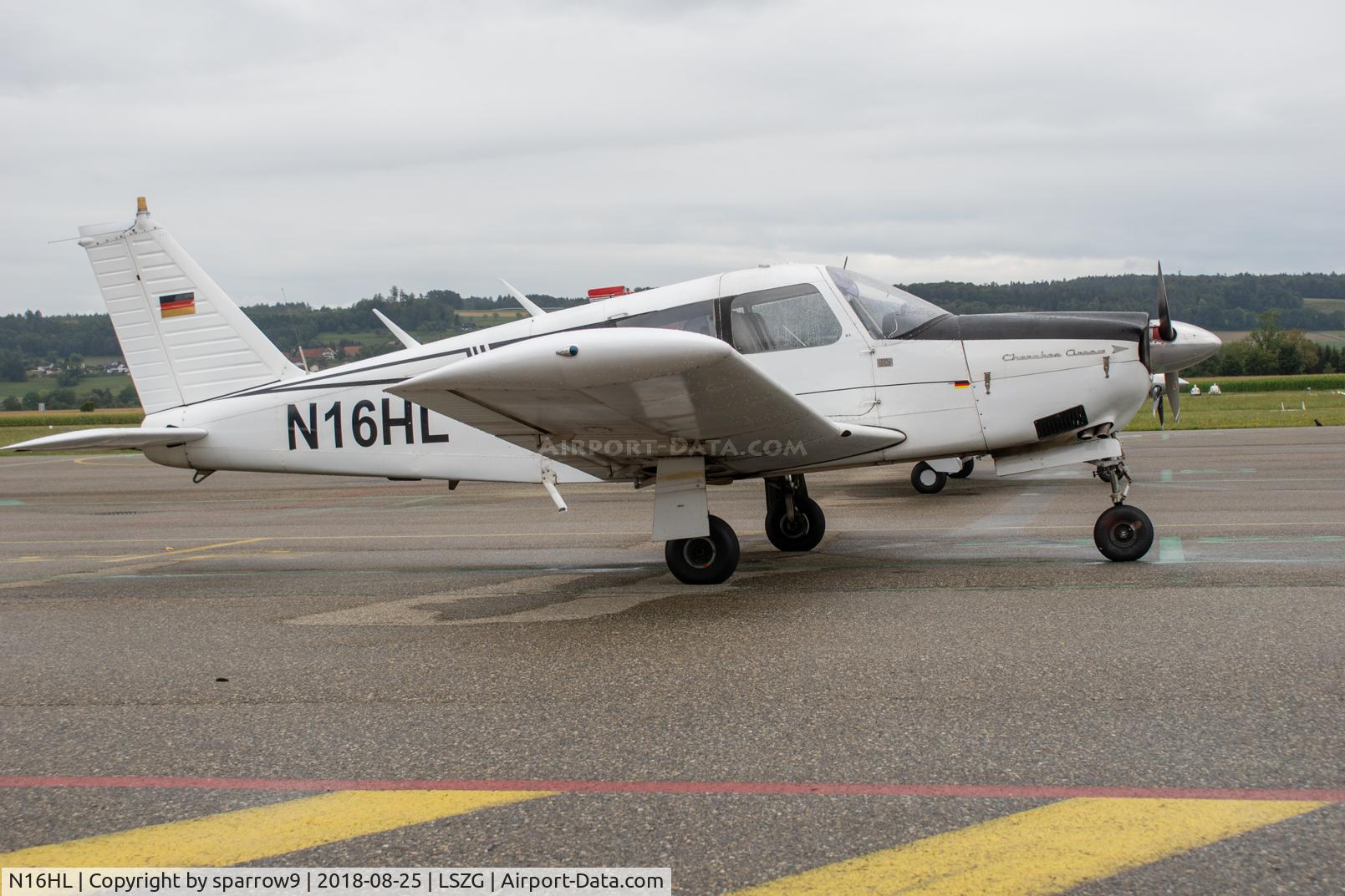N16HL, 1968 Piper PA-28R-180 Cherokee Arrow C/N 28R-30675, At Grenchen