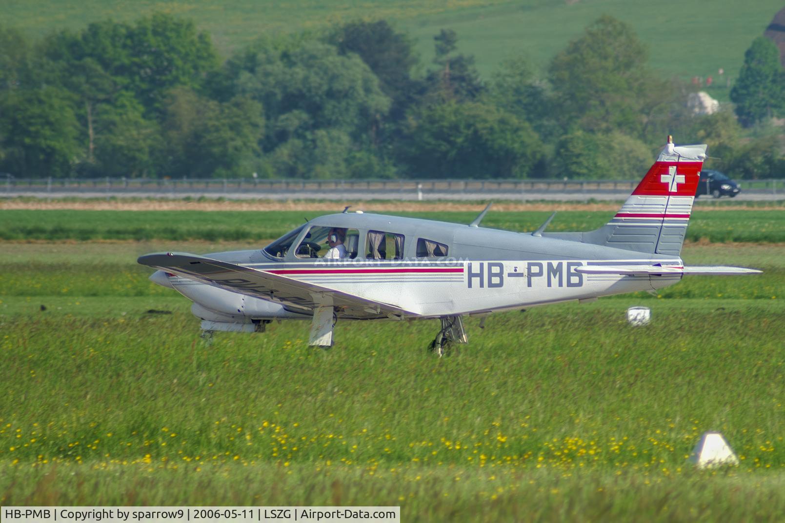 HB-PMB, 1977 Piper PA-28R-201T Cherokee Arrow III C/N 28R-7703114, Runway 07 Grenchen