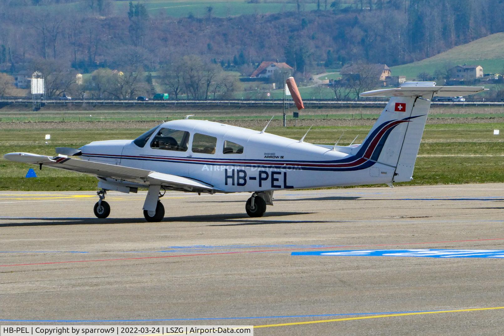 HB-PEL, 1979 Piper PA-28RT-201 Arrow IV C/N 28R-7918262, At Grenchen. HB-registered since 2020-02-27.