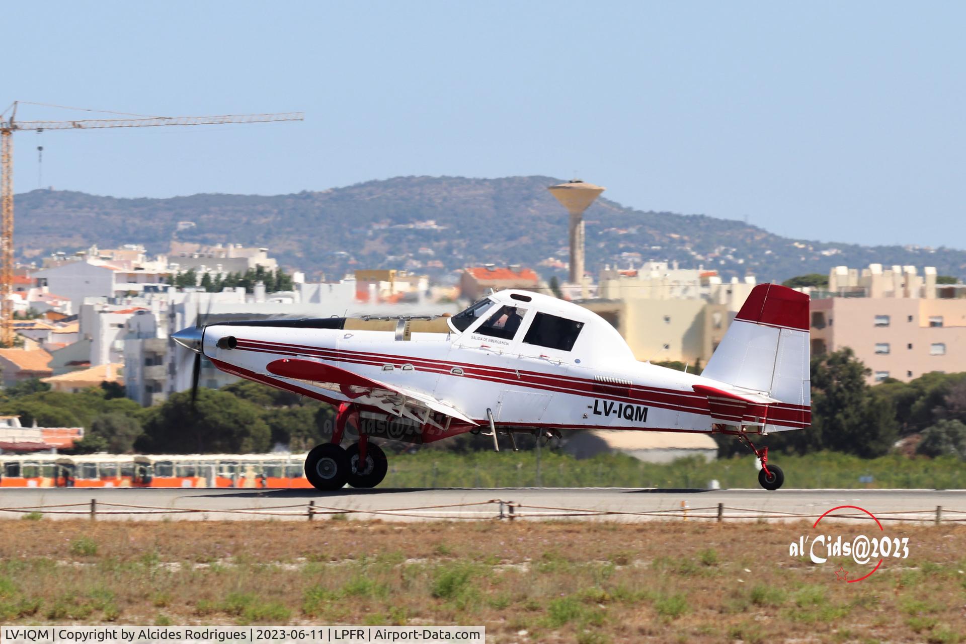 LV-IQM, , AT-802 take-off Faro Airport - Portugal