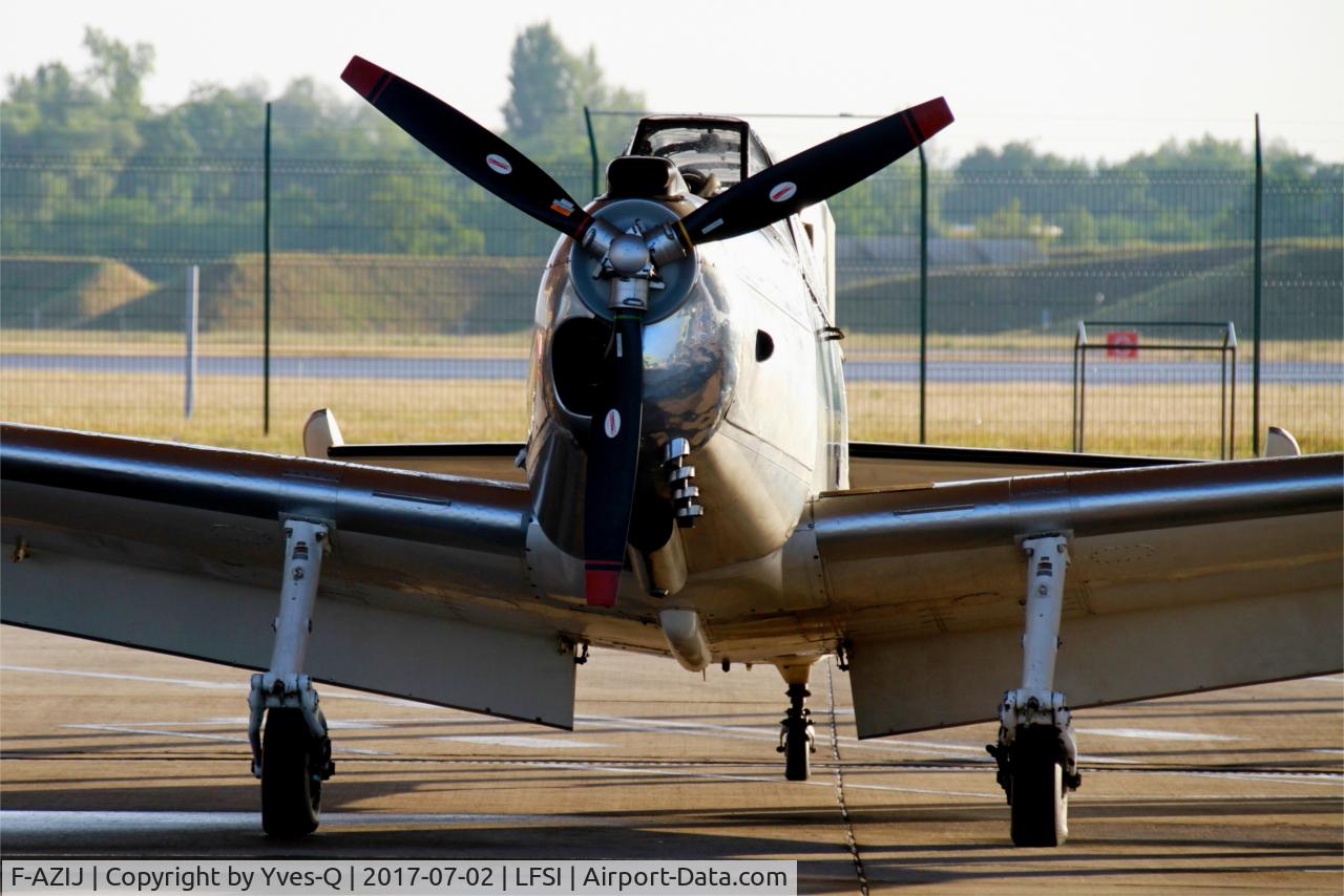 F-AZIJ, 1961 Nord 3202B-1 Master C/N 85, Nord 3202B-1 Master, Parked, St Dizier-Robinson Air Base 113 (LFSI)