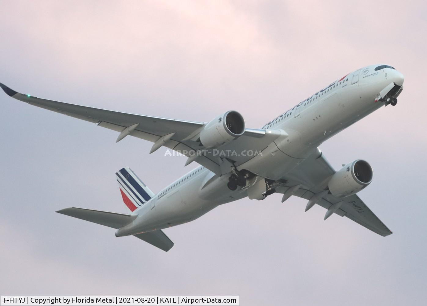 F-HTYJ, 2021 Airbus A350-941 C/N 500, AFR A359 zx ATL-CDG