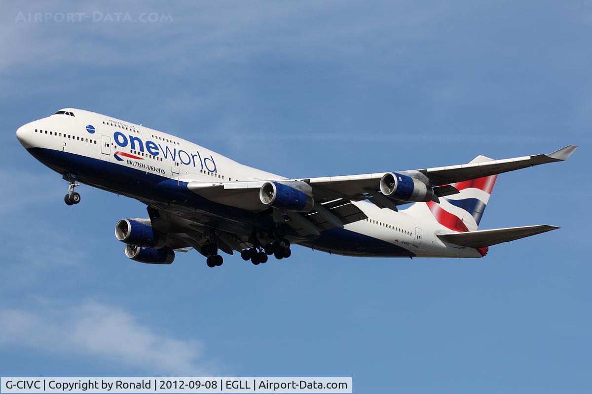G-CIVC, 1994 Boeing 747-436 C/N 25812, at lhr