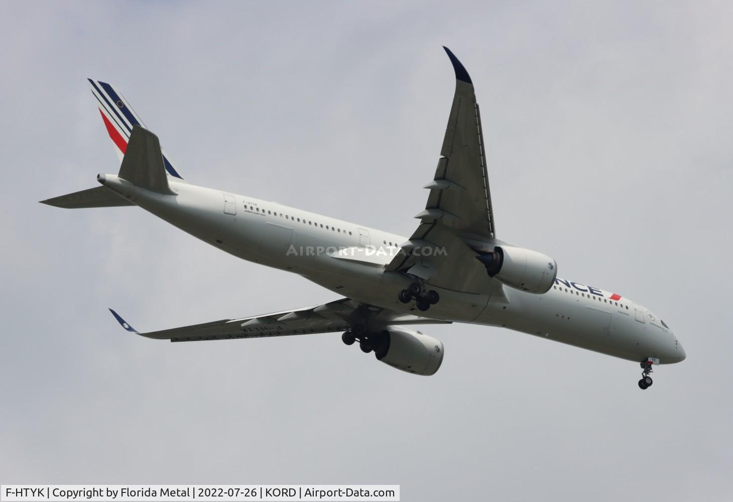 F-HTYK, 2021 Airbus A350-941 C/N 502, AFR A359 zx