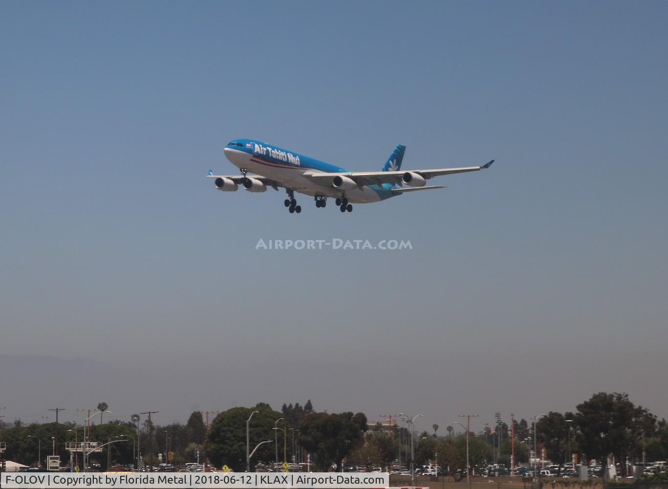 F-OLOV, 2005 Airbus A340-313 C/N 668, LAX zx