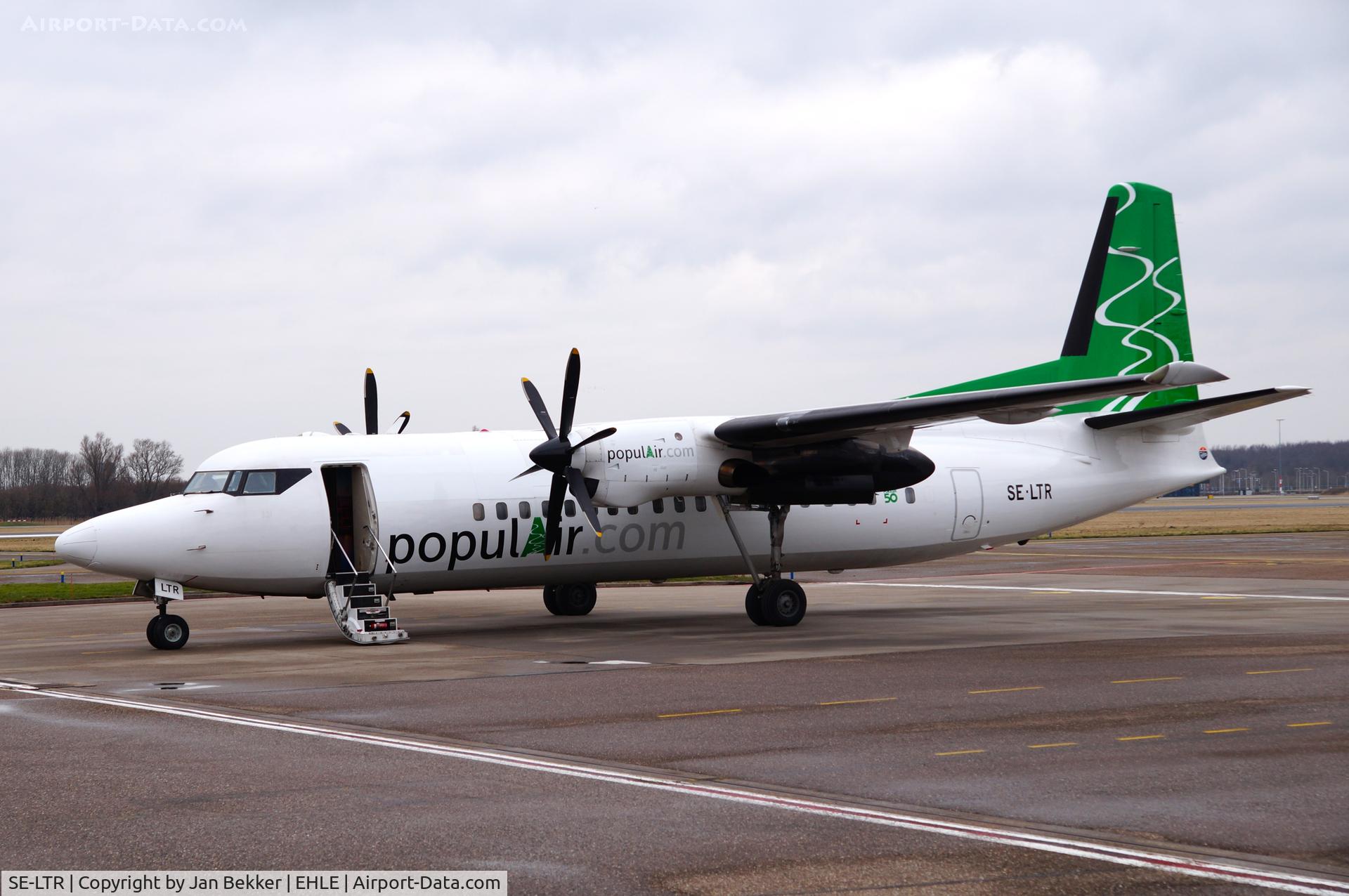 SE-LTR, 1991 Fokker 50 C/N 20226, Lelystad Airport