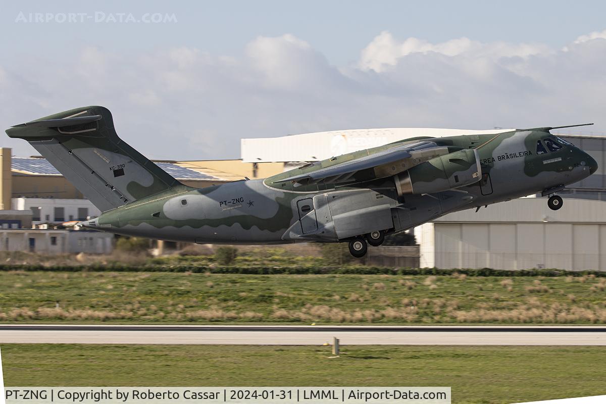 PT-ZNG, 2018 Embraer EMB 390 KC C/N 39000003, Runway 31