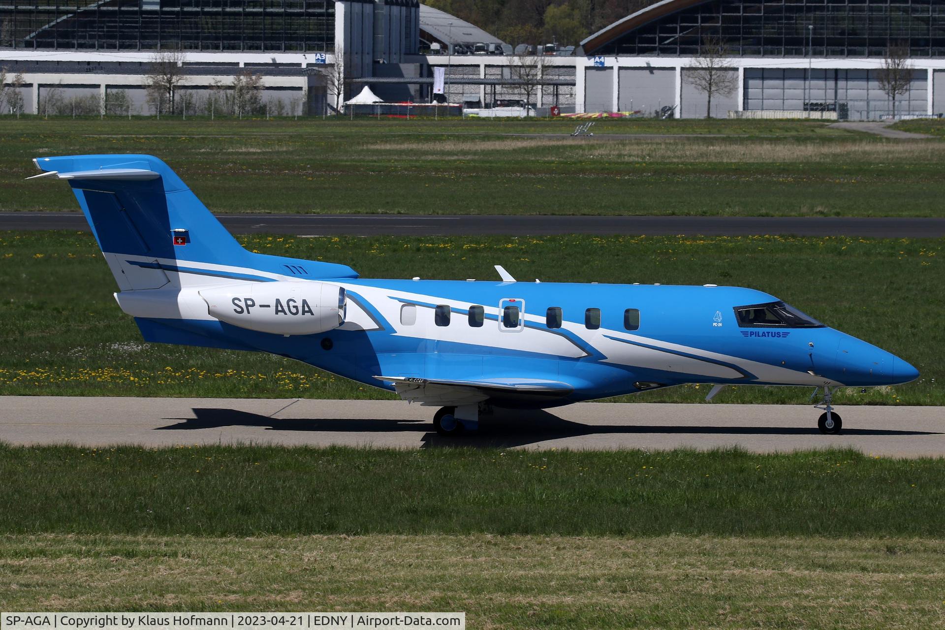 SP-AGA, 2019 Pilatus PC-24 C/N 134, Aero fair 2023 in EDNY