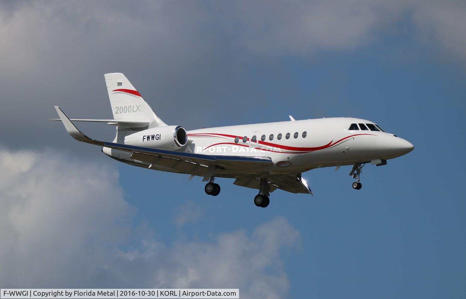 F-WWGI, 2015 Dassault Falcon 2000LXS C/N 306, Falcon 2000LX zx