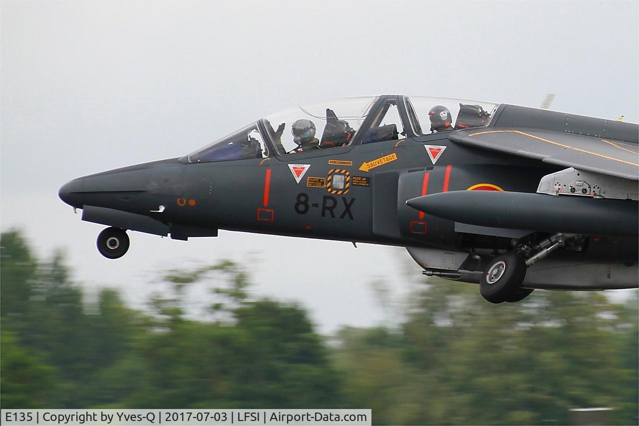 E135, Dassault-Dornier Alpha Jet E C/N E135, Dassault-Dornier Alpha Jet E, Take off rwy 29, St Dizier-Robinson Air Base 113 (LFSI)