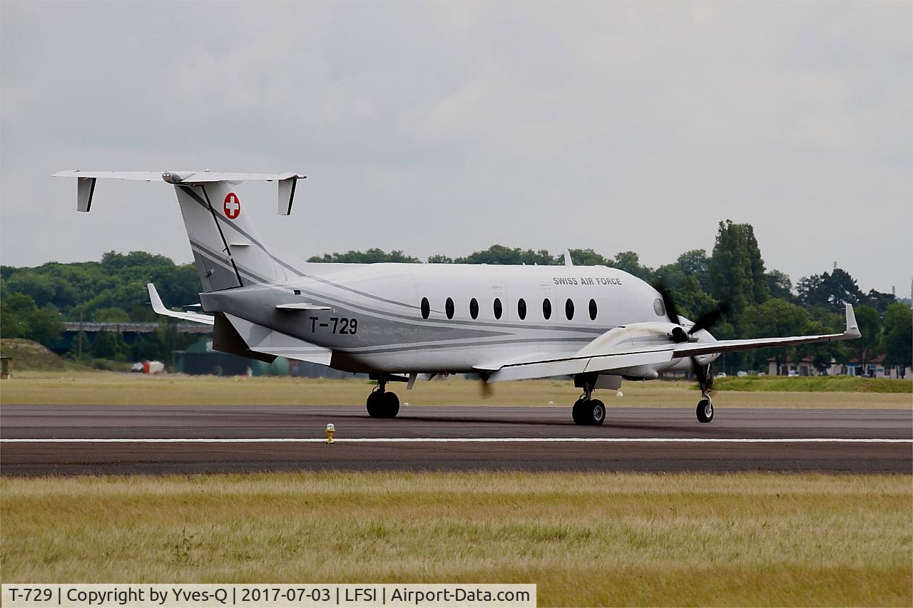 T-729, 1997 Beech 1900D C/N UE-288, Swiss Air Force Beech 1900D, St Dizier-Robinson Air Base 113 (LFSI)