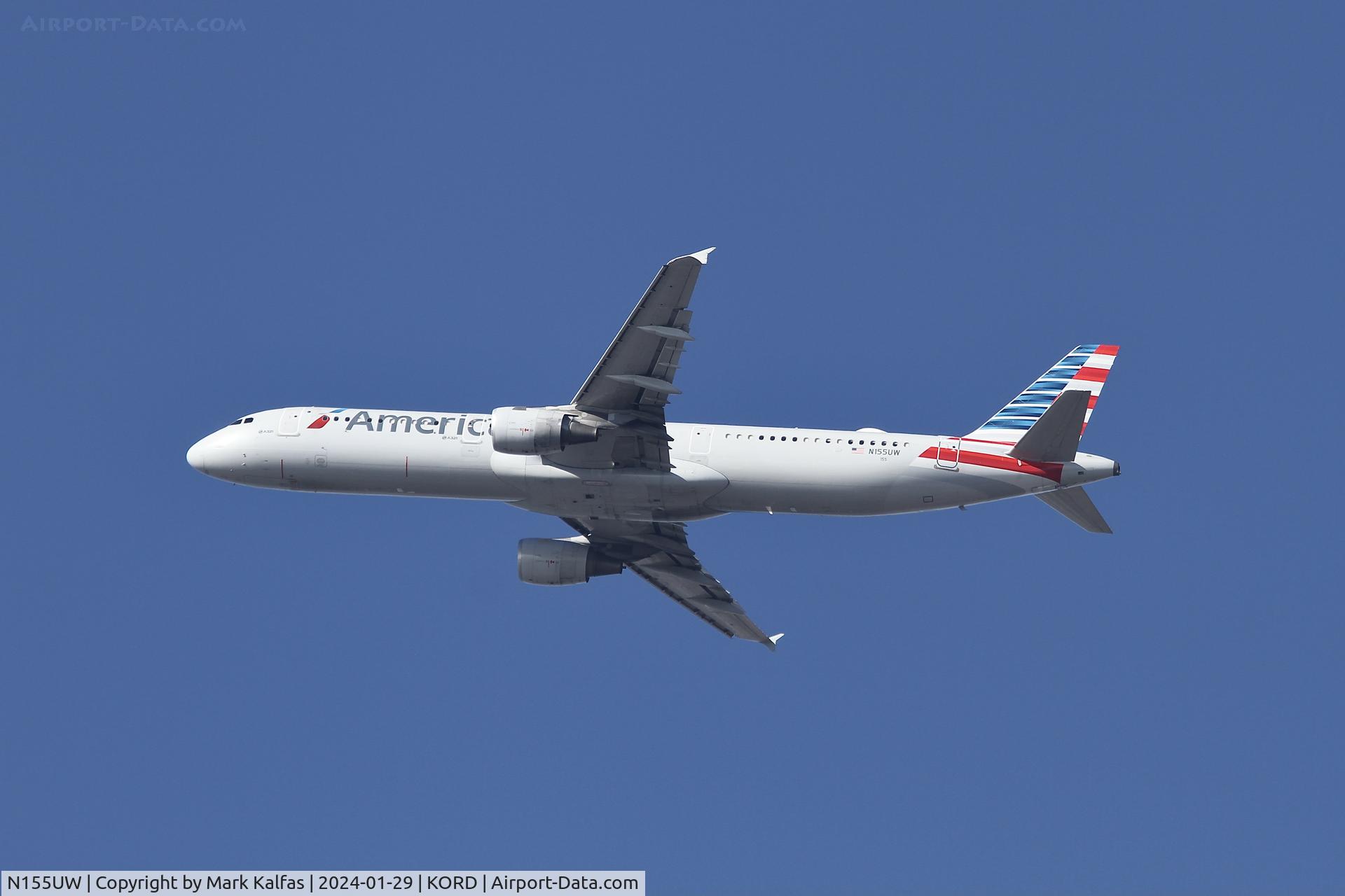 N155UW, 2013 Airbus A321-211 C/N 5659, A321 American Airlines Airbus A321 N155UW AAL2765 ORD-PHX