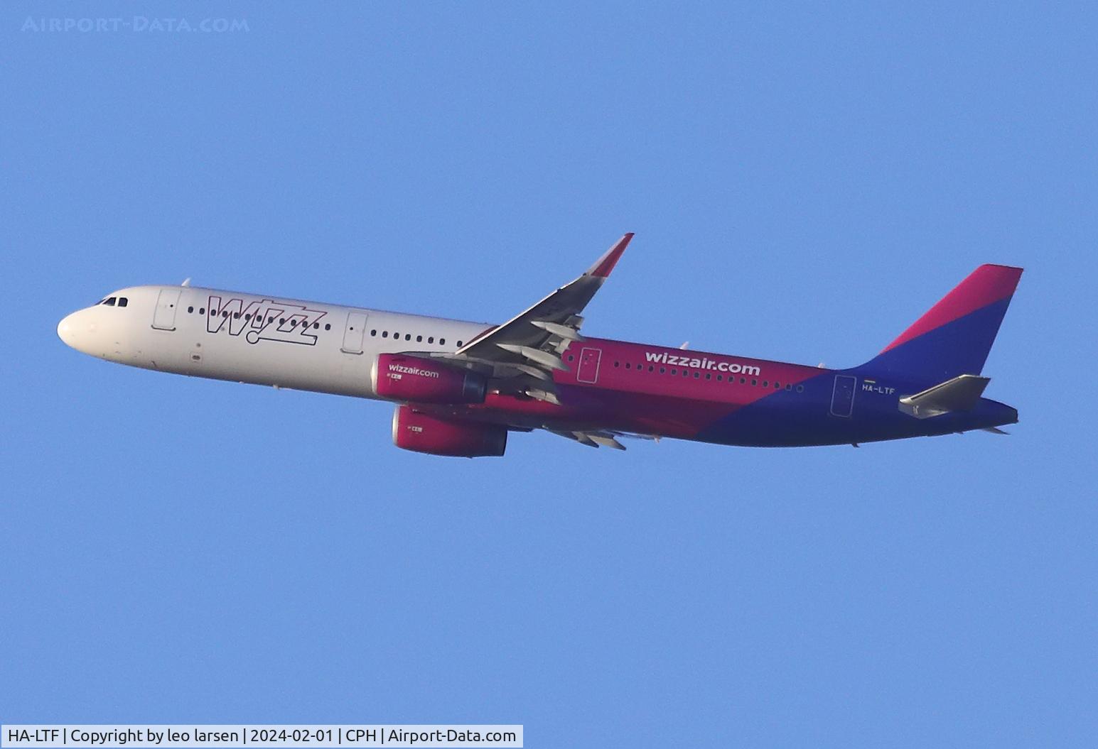 HA-LTF, 2018 Airbus A321-231 C/N 8328, Copenhagen 1.2.2024