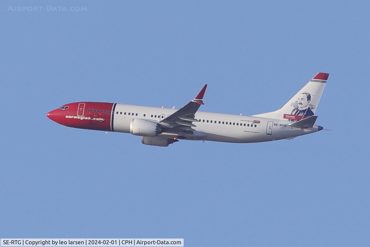 SE-RTG, 2023 Boeing 737-8 MAX C/N 62897, Copenhagen 1-2-2024