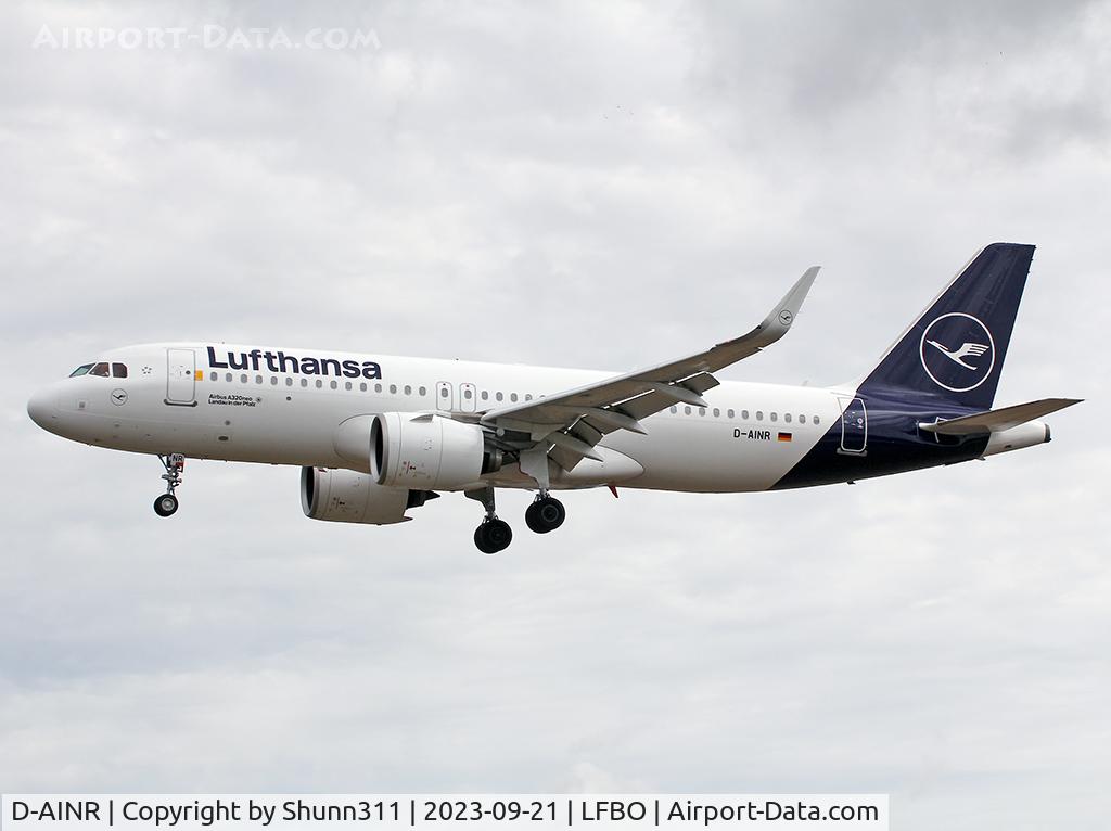 D-AINR, 2019 Airbus A320-271N C/N 8725, Landing rwy 32R