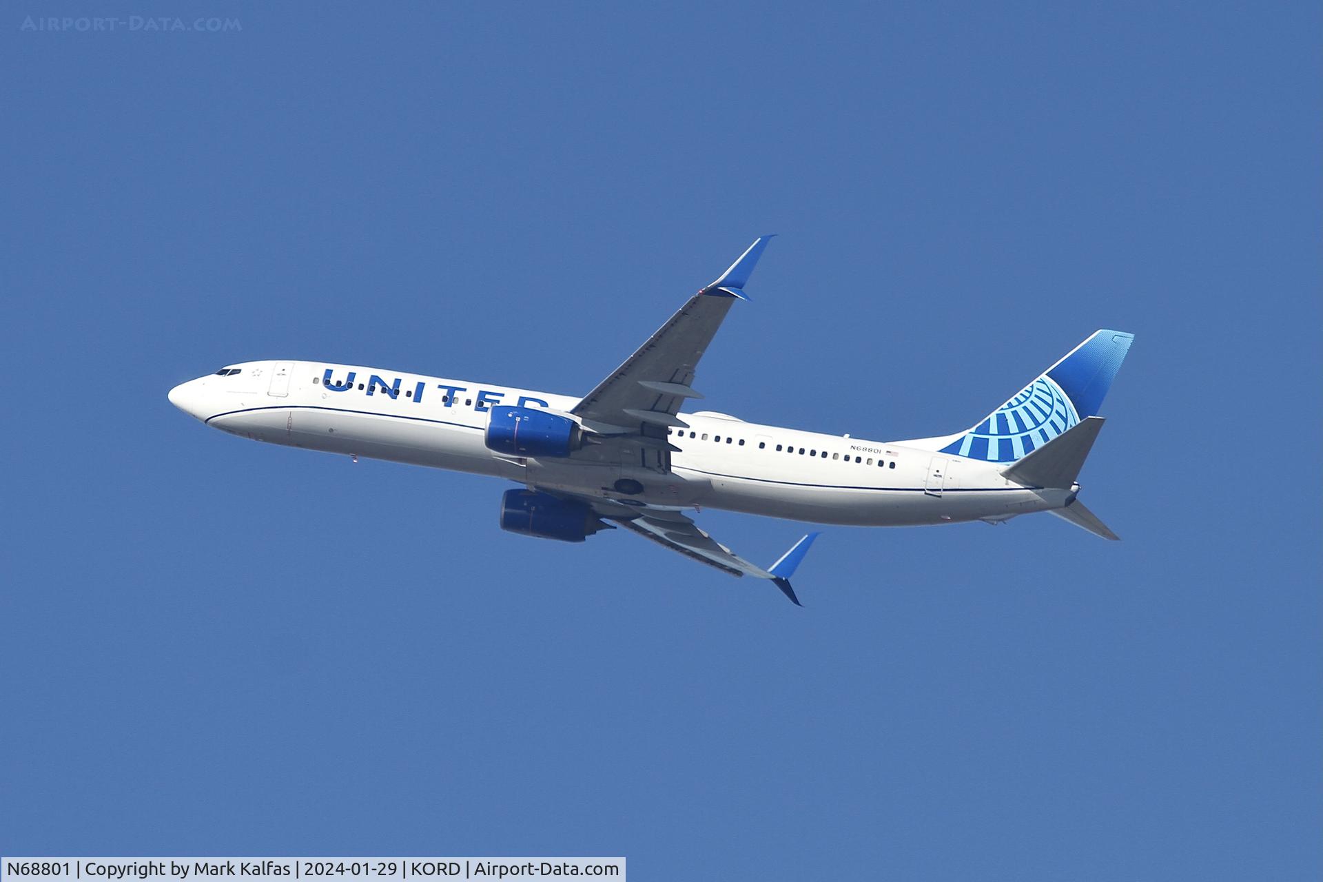 N68801, 2013 Boeing 737-924/ER C/N 42740, B739 United Airlines  BOEING 737-924ER N68801 UAL320 ORD-LAS