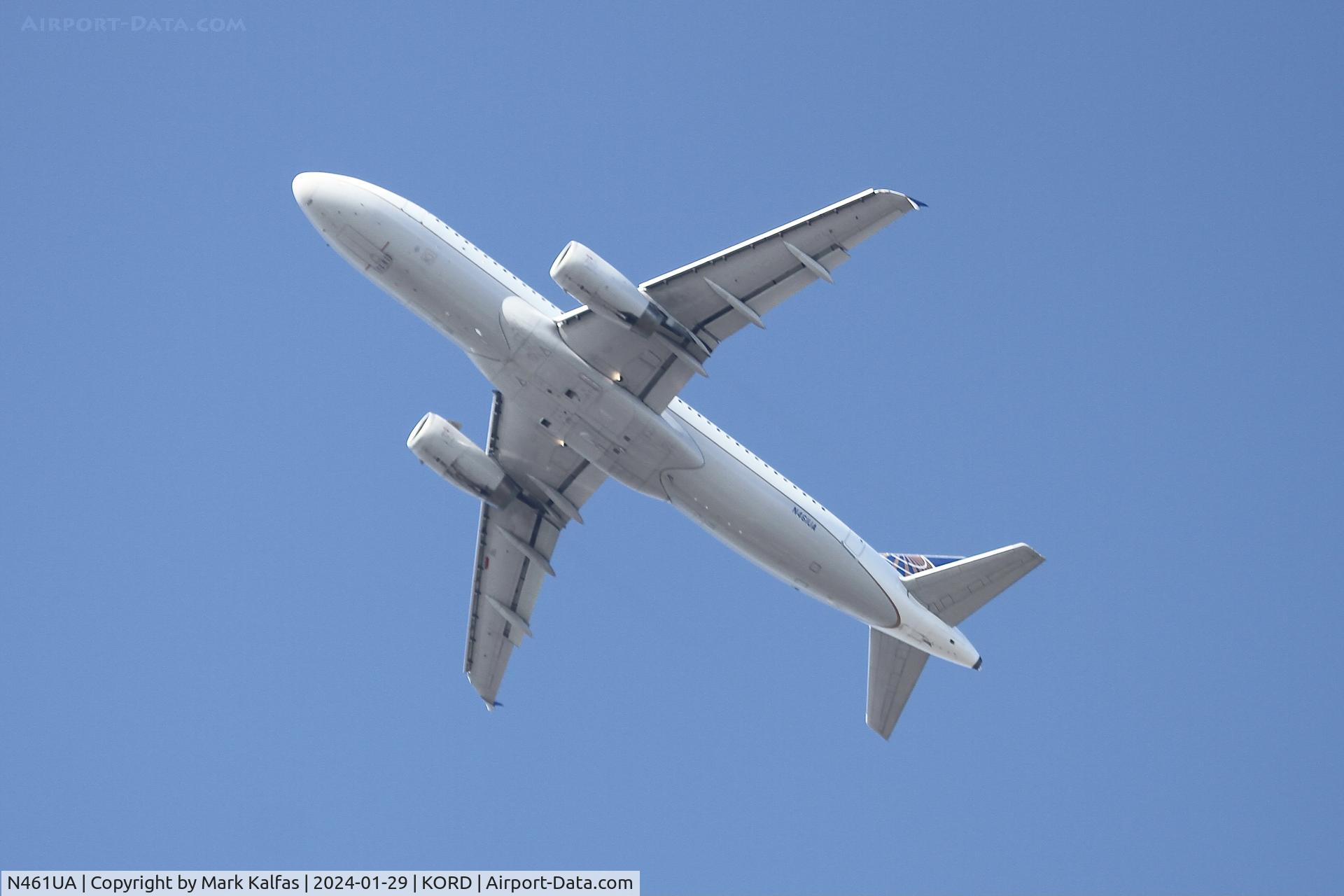 N461UA, 2000 Airbus A320-232 C/N 1266, A320 United Airlines Airbus A320-232 N461UA UAL455 ORD-DFW