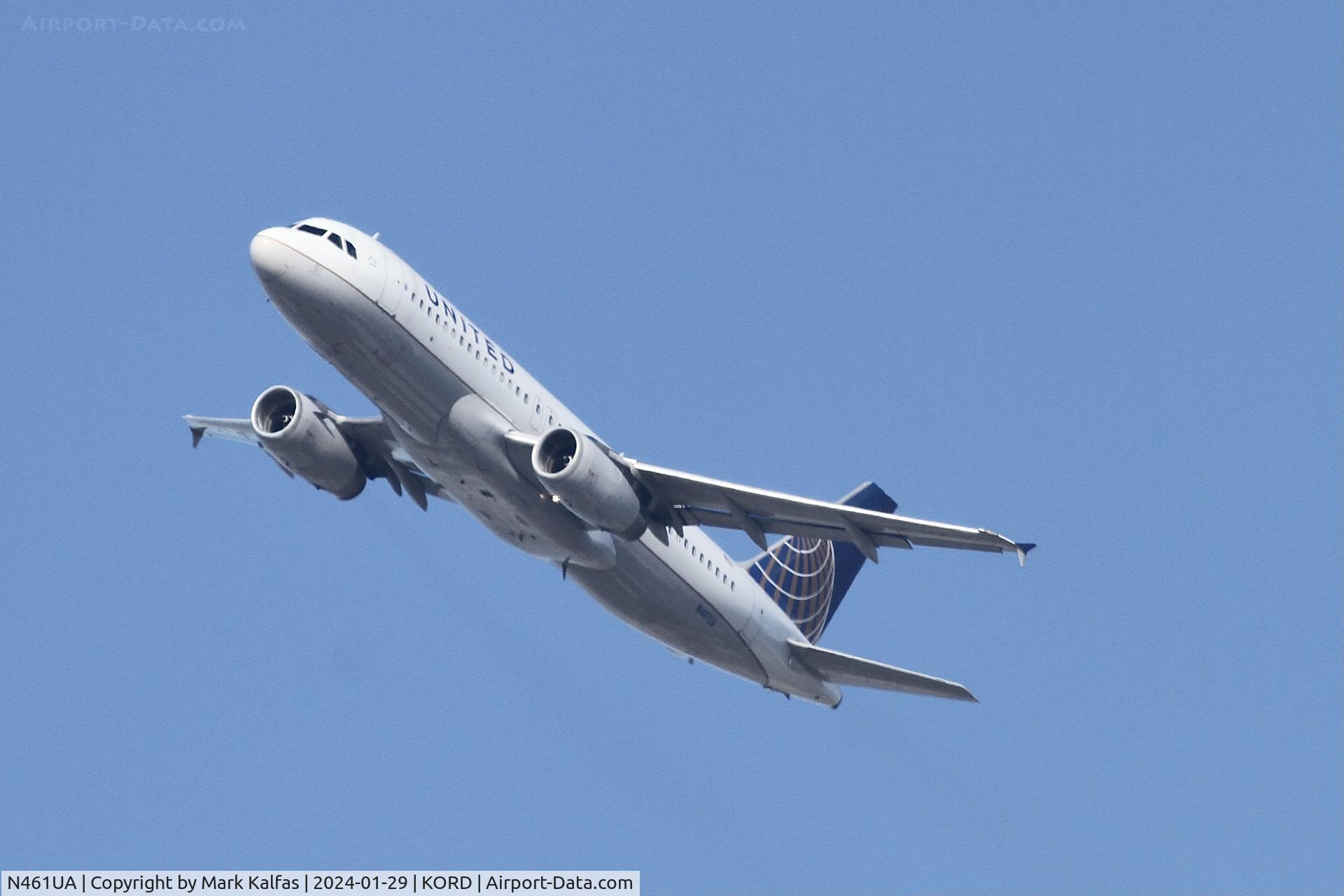N461UA, 2000 Airbus A320-232 C/N 1266, A320 United Airlines Airbus A320-232 N461UA UAL455 ORD-DFW